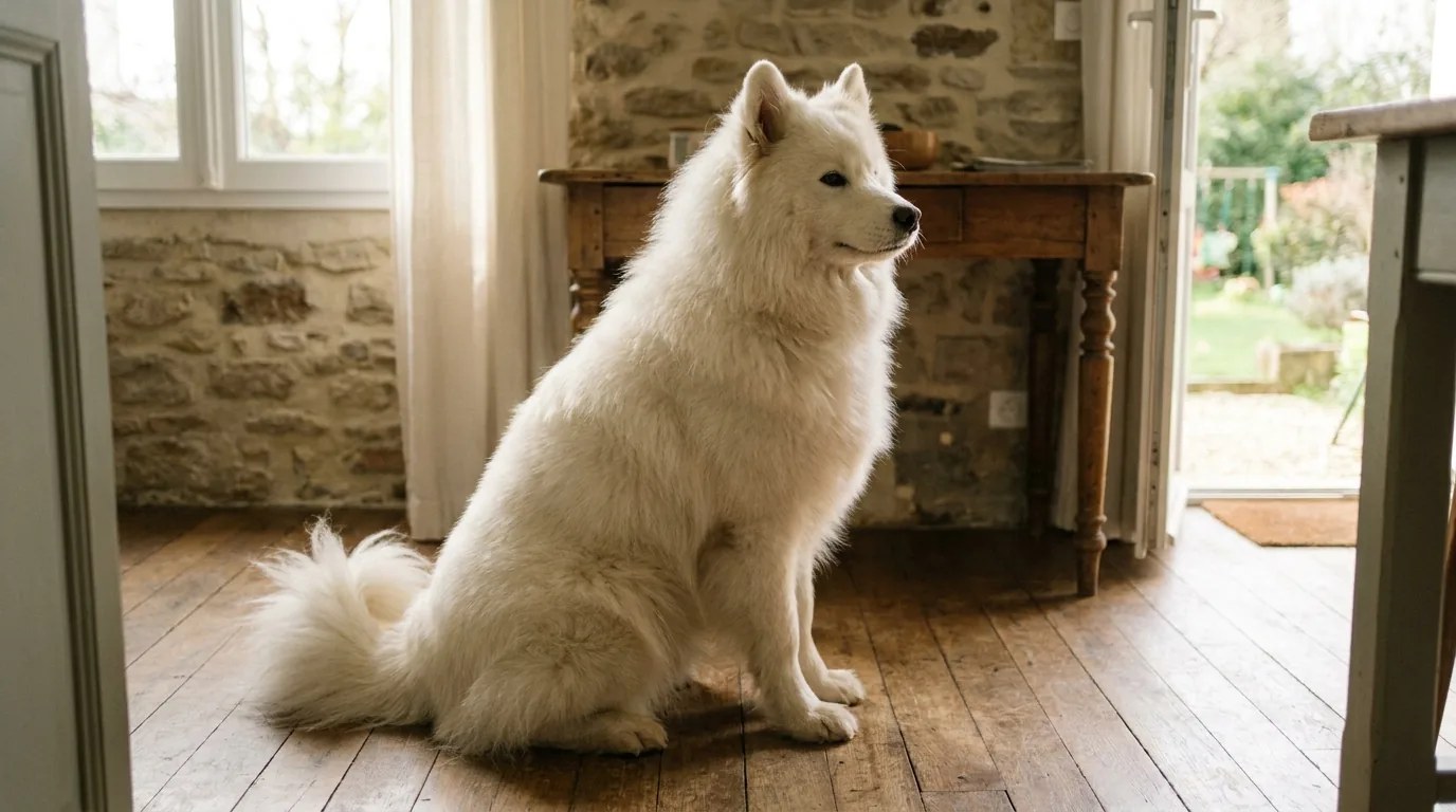 Gamelle de croquettes Japhy servie à un chien et à un chat dans une cuisine